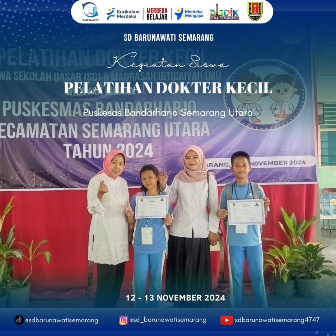 Pelatihan Dokter Kecil dari Puskesmas Bandarharjo